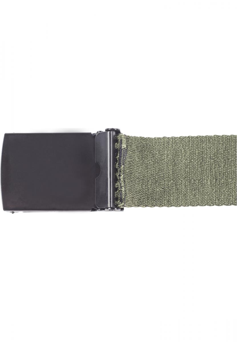Jaquard Logo Belt blk/darkolive/blk 120cm - variant image 7