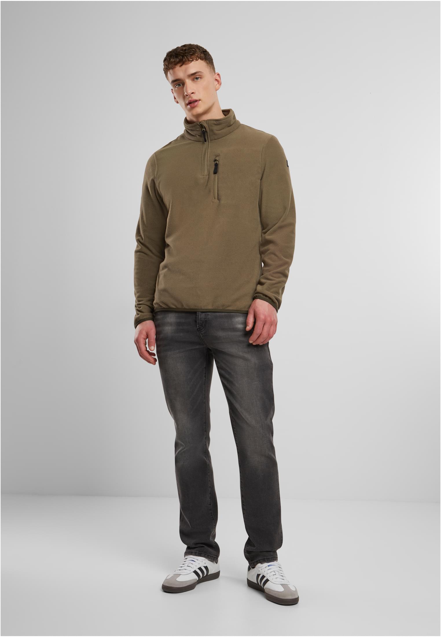 Fleece Troyer Ripstop oliva 3XL
 - variant image 4