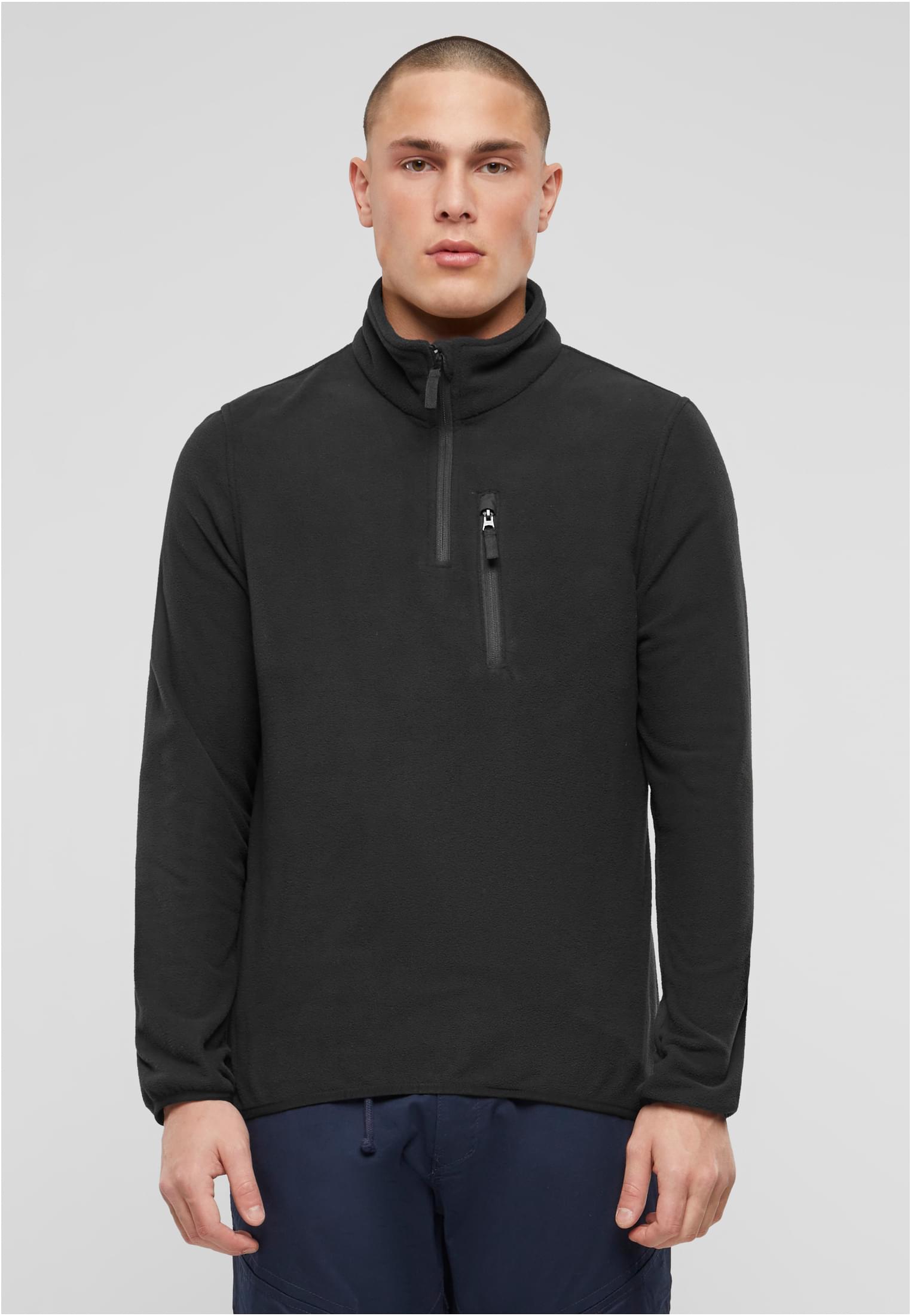 Fleece Troyer negro 3XL
 - alternate variant 1
