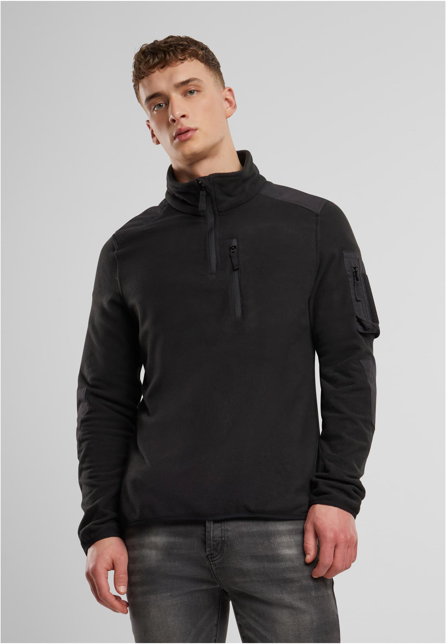 Fleece Troyer Ripstop negro 3XL
 - alternate variant 1