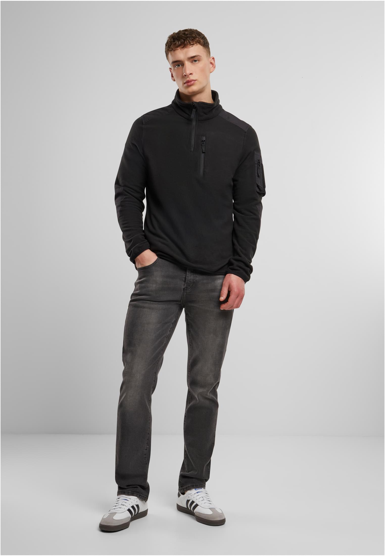 Fleece Troyer Ripstop negro 3XL
 - variant image 4
