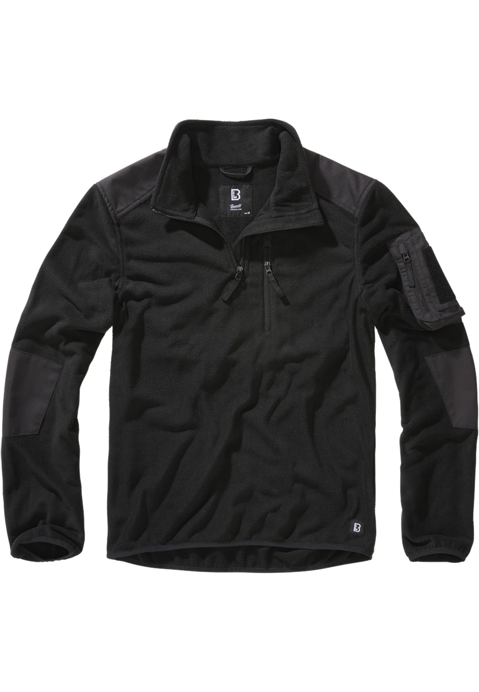 Fleece Troyer Ripstop negro 3XL
 - variant image 5