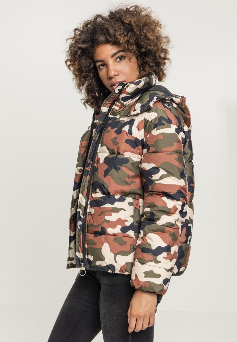 Ladies Boyfriend Camo Puffer Jacket rustycamo 3XL - variant image 1