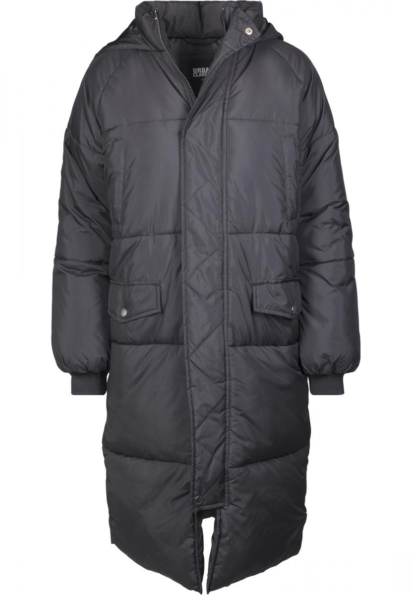 Ladies Oversize Faux Fur Puffer Coat blk/blk 3XL - variant image 12