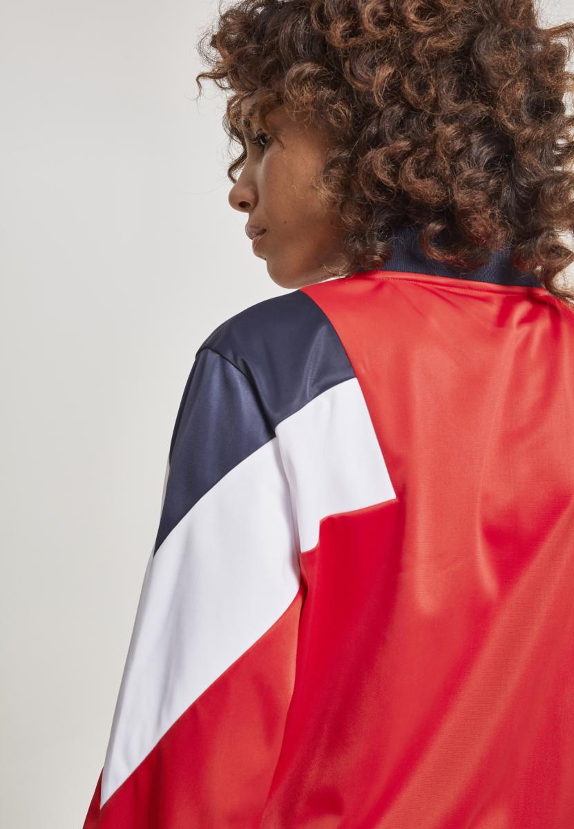 Ladies 3-Tone Track Jacket firered/navy/white L - variant image 6