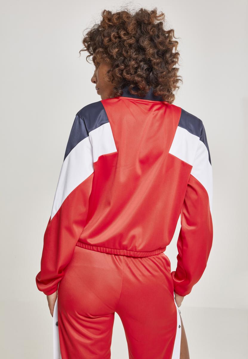 Ladies 3-Tone Track Jacket firered/navy/white L - variant image 2
