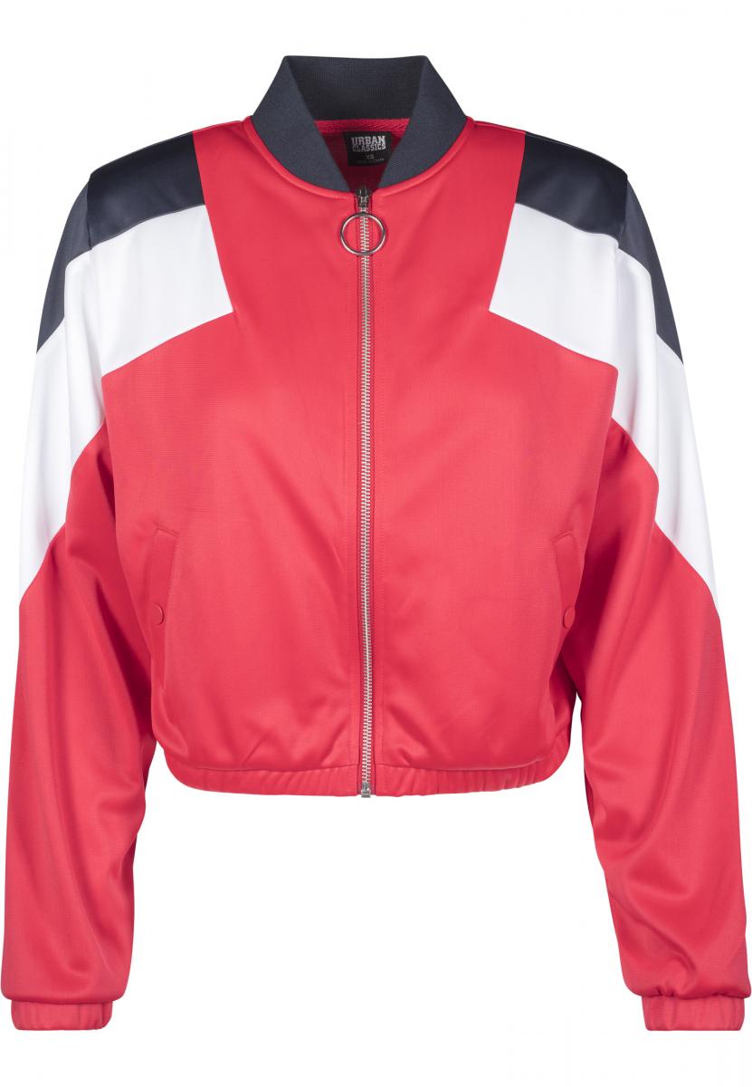 Ladies 3-Tone Track Jacket firered/navy/white L - variant image 8