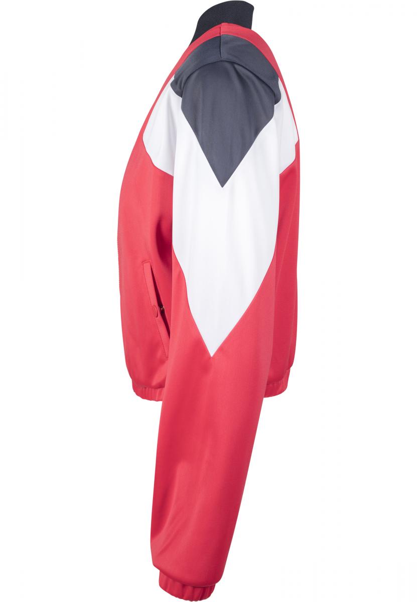 Ladies 3-Tone Track Jacket firered/navy/white L - variant image 10