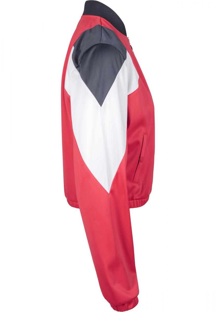 Ladies 3-Tone Track Jacket firered/navy/white L - variant image 11