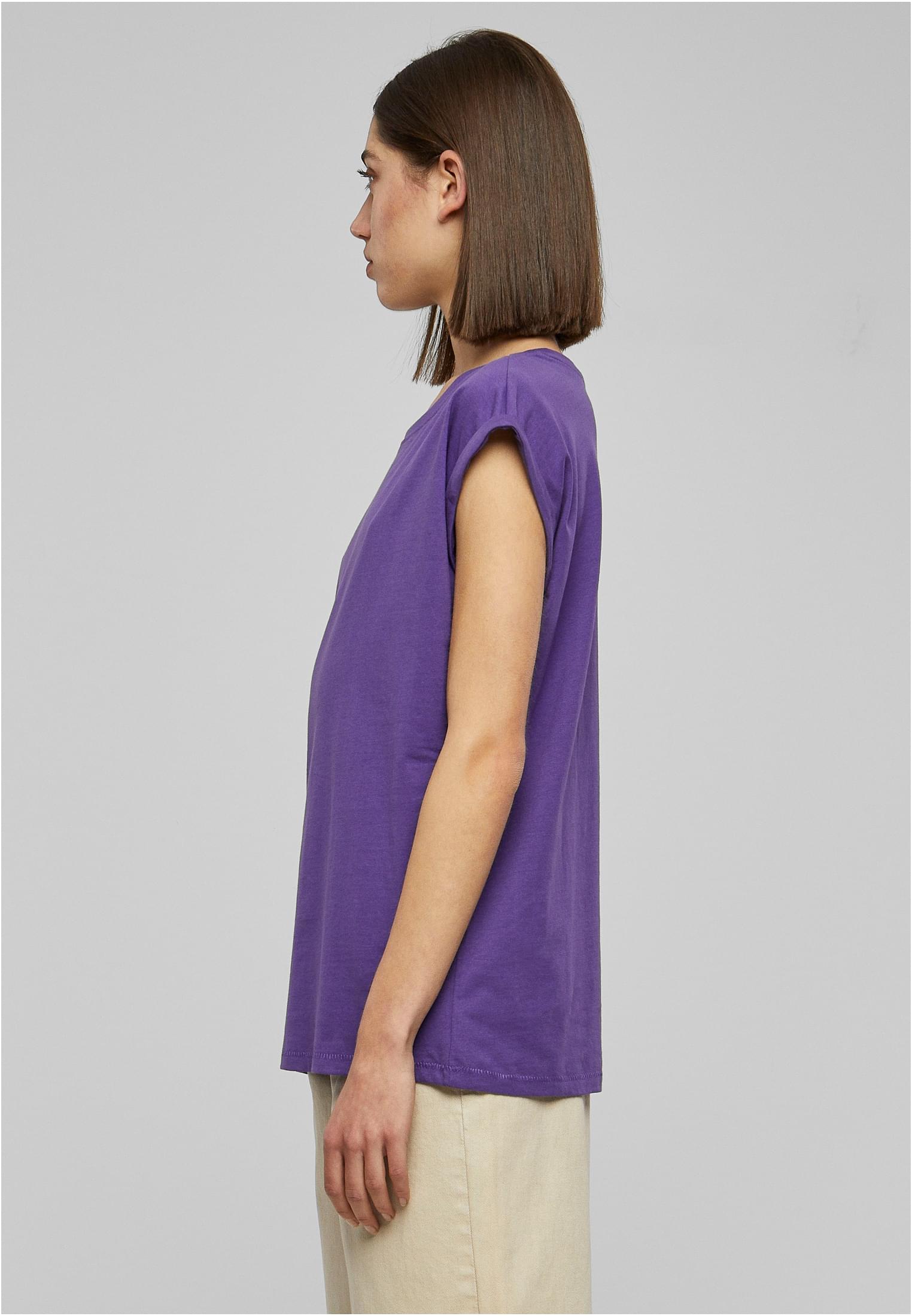 Ladies Extended Shoulder Tee ultraviolet 3XL - variant image 1