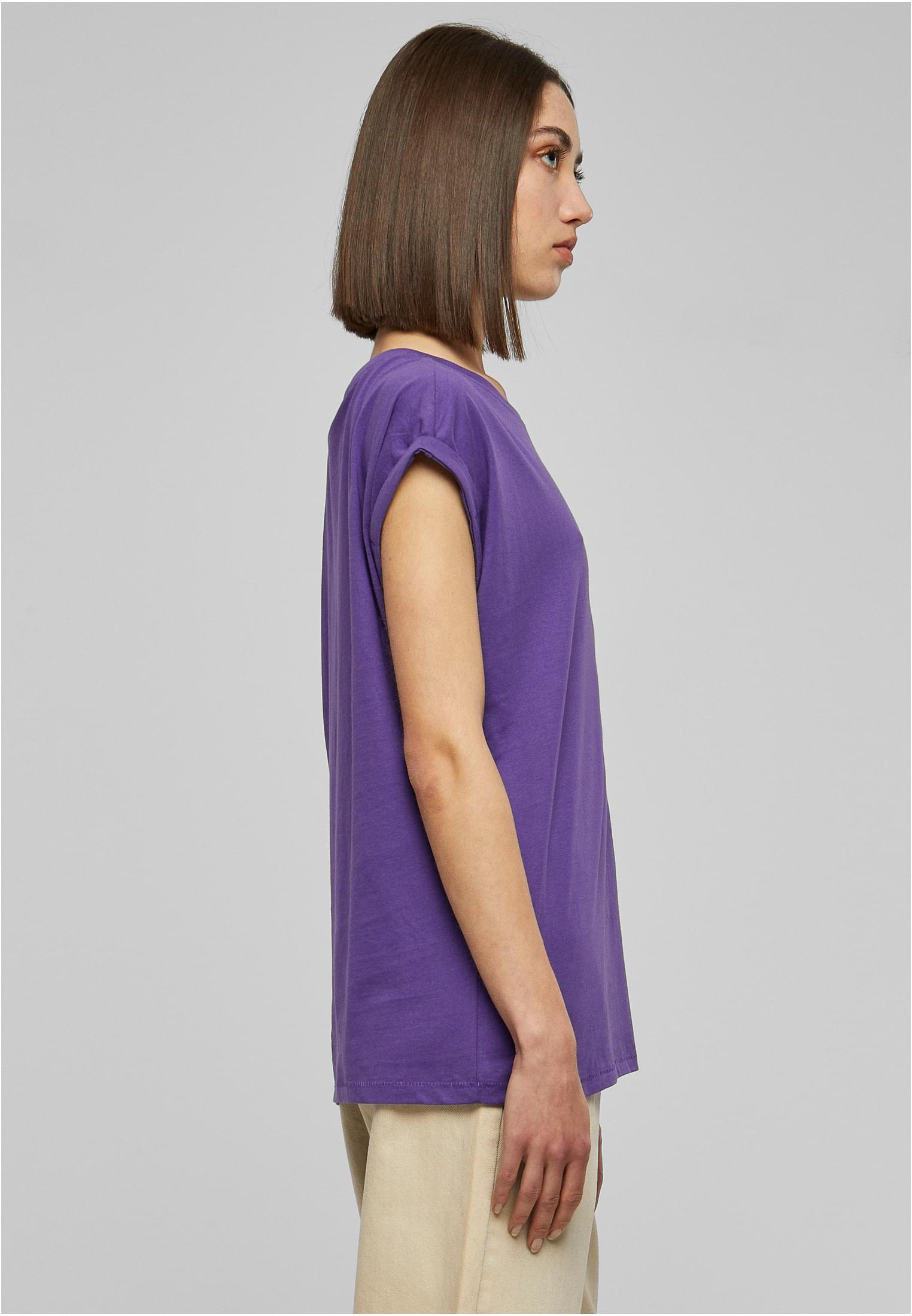 Ladies Extended Shoulder Tee ultraviolet 3XL - variant image 3