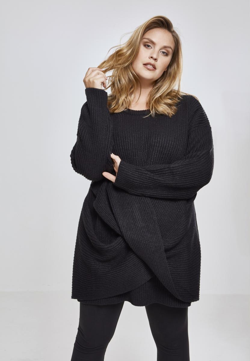 Ladies Wrapped Sweater black 3XL - alternate variant 1