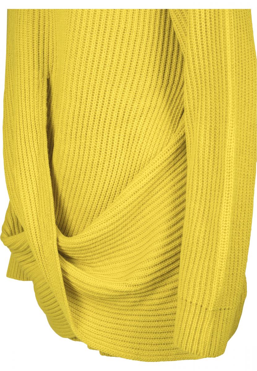 Ladies Wrapped Sweater lemonmustard 3XL - variant image 11
