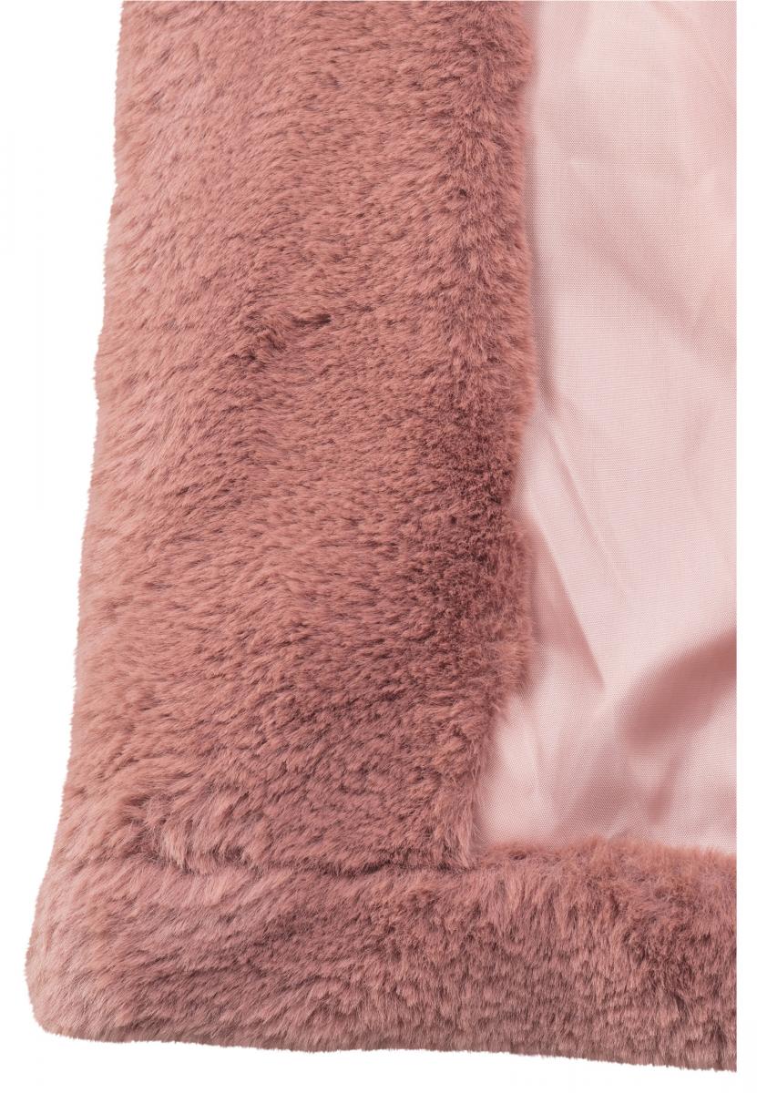 Ladies Hooded Teddy Coat darkrose 4XL - variant image 11