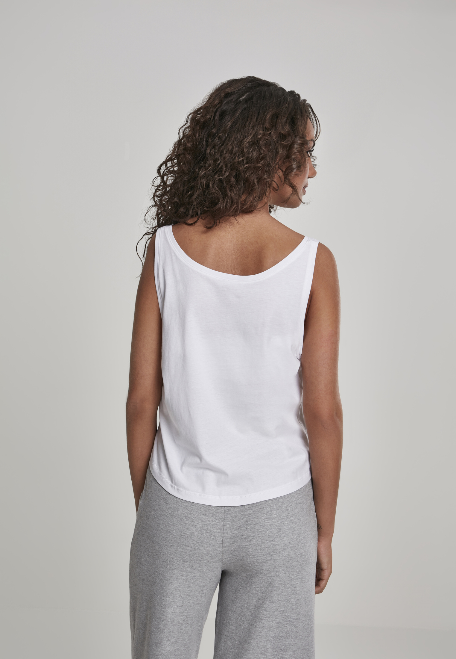 Ladies Burn Your Bra Oversize Tanktop white XS - variant image 3