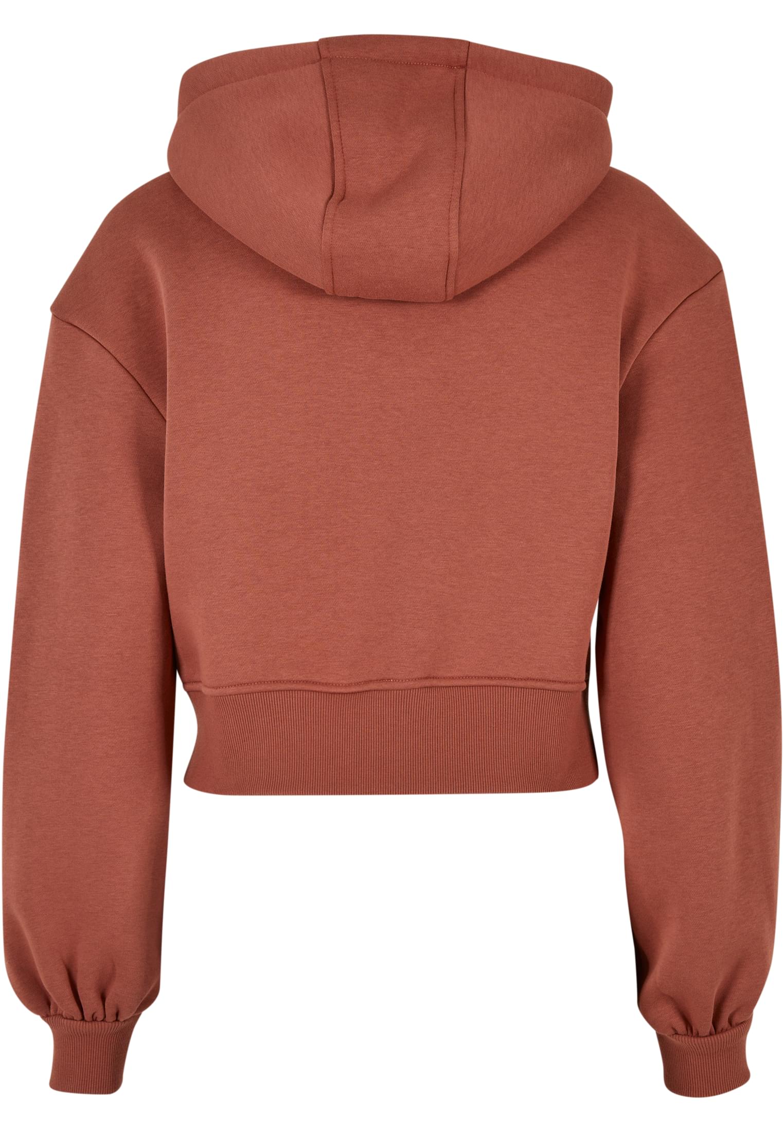 Ladies Short Oversized Zip Jacket terracotta 3XL - variant image 6