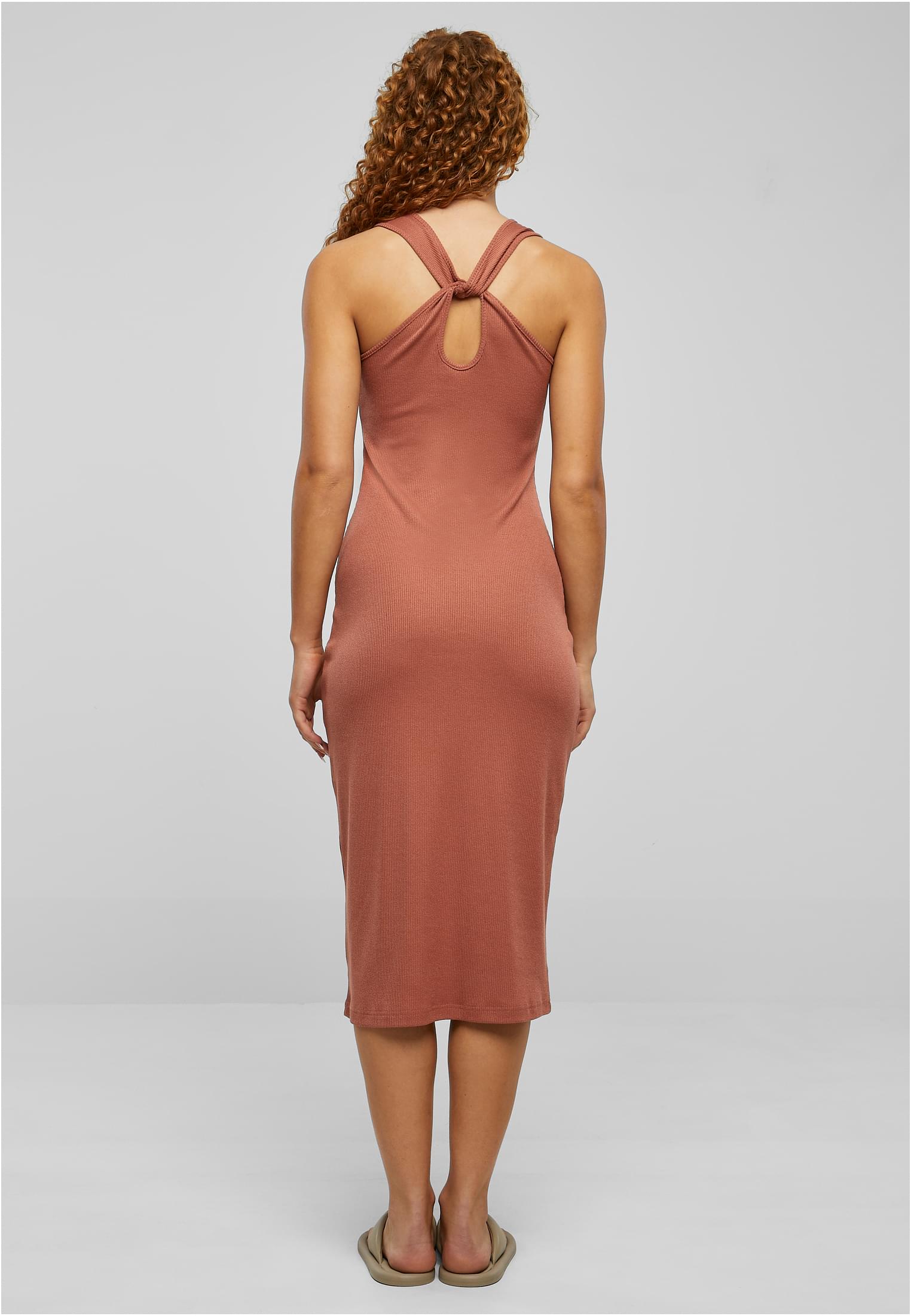 Vestido Midi sin Mangas Ribbed Terracota 3XL
 - variant image 2