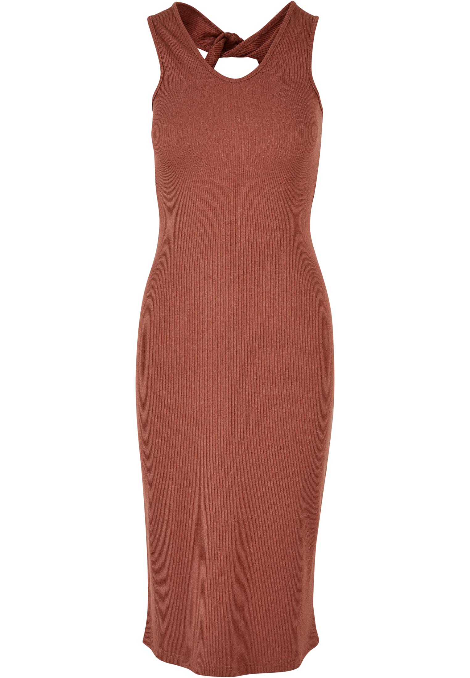 Vestido Midi sin Mangas Ribbed Terracota 3XL
 - variant image 5