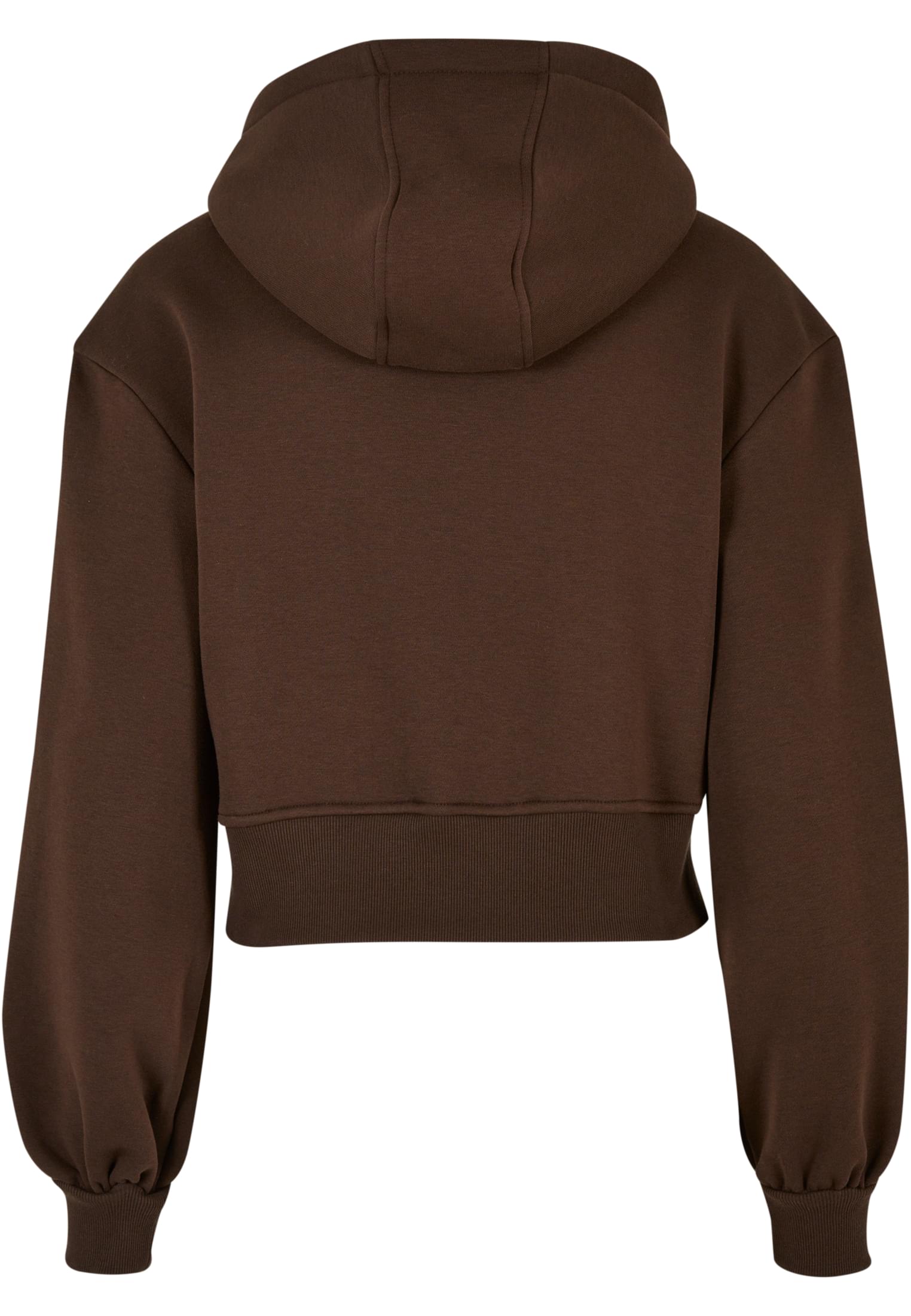 Ladies Short Oversized Zip Jacket brown 3XL - variant image 6