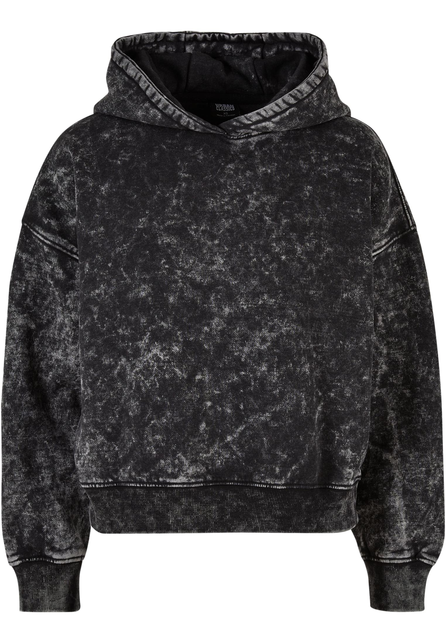 Vêtement ample pour femmes, capuche lavée, noir, 3XL
 - variant image 5