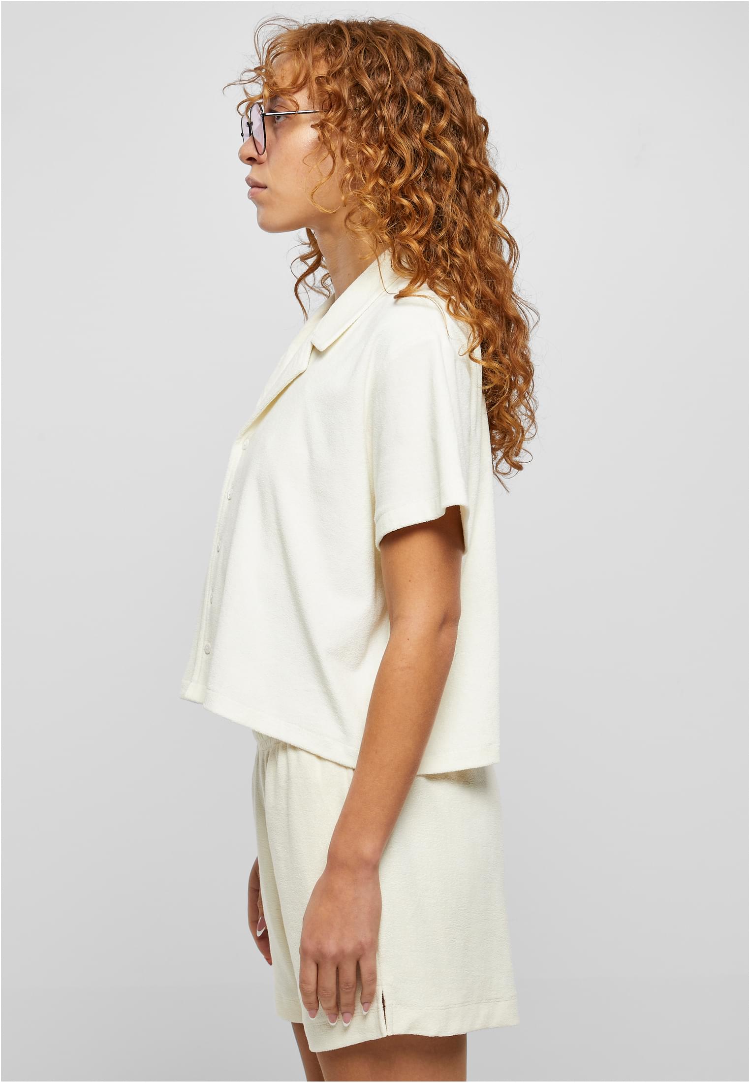 Ladies Towel Resort Shirt palewhite 3XL - variant image 1