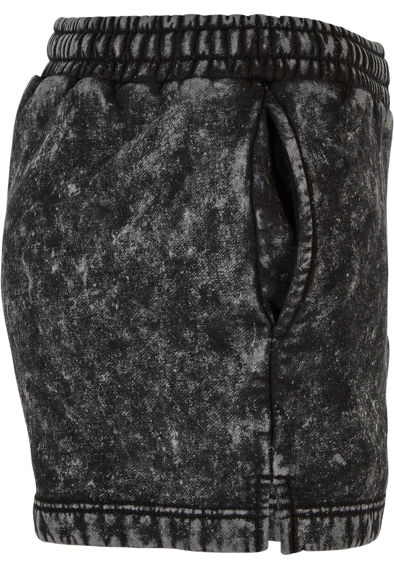 Ladies Towel Washed Sweat Shorts black 3XL - variant image 8