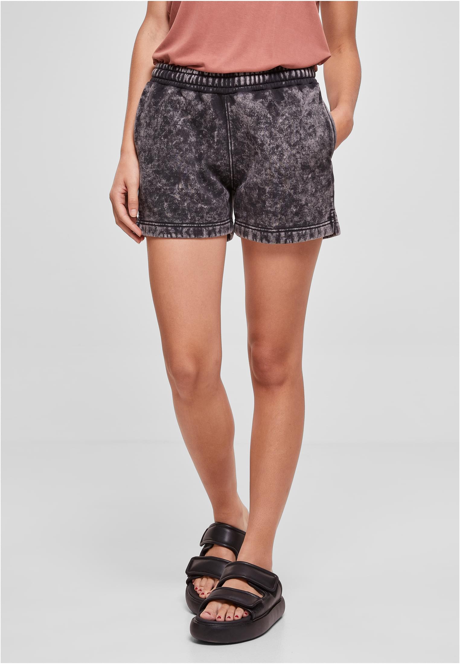 Ladies Towel Washed Sweat Shorts black 3XL - alternate variant 1