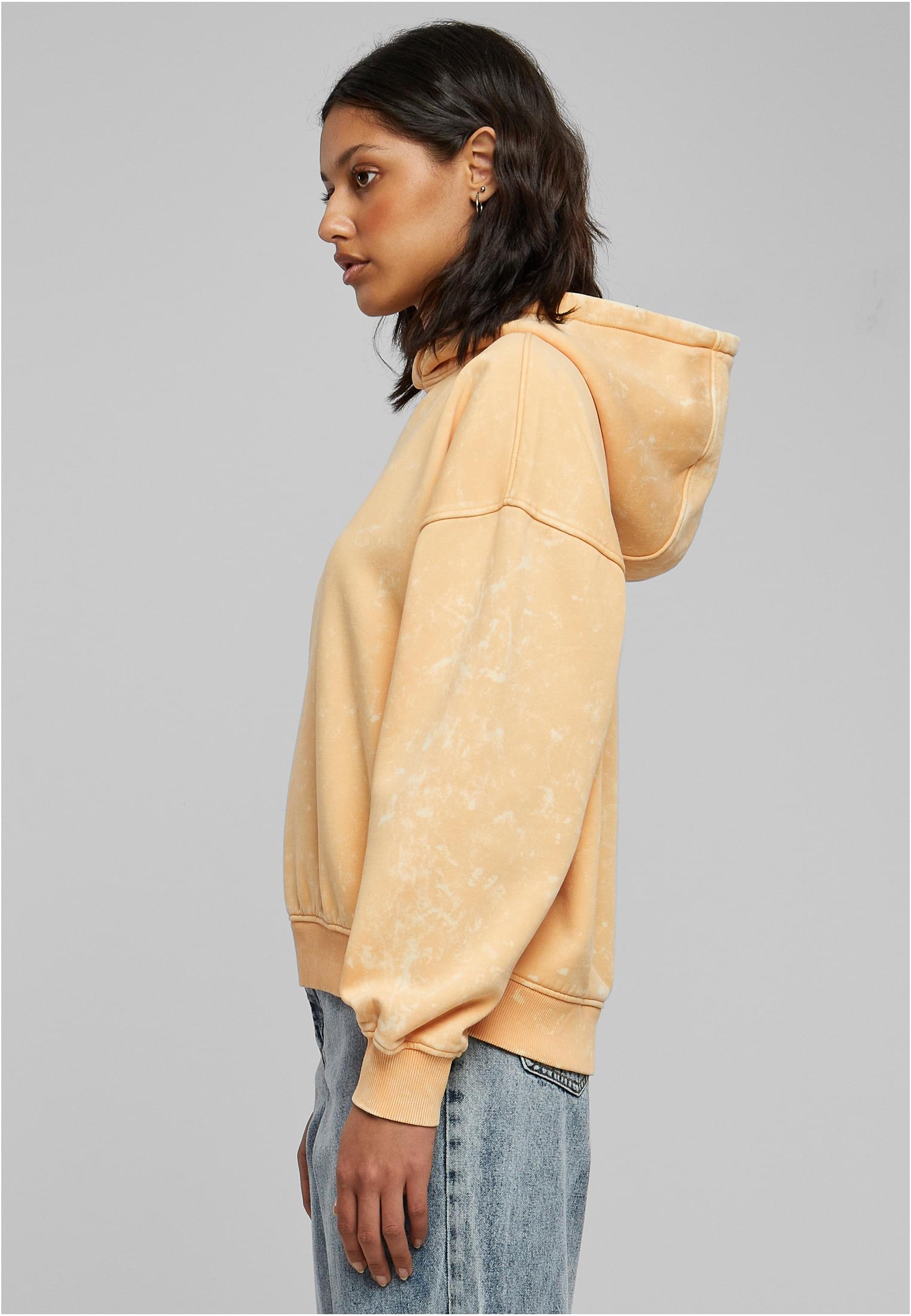 Ladies Oversized Towel Washed Hoody paleorange 3XL - variant image 1