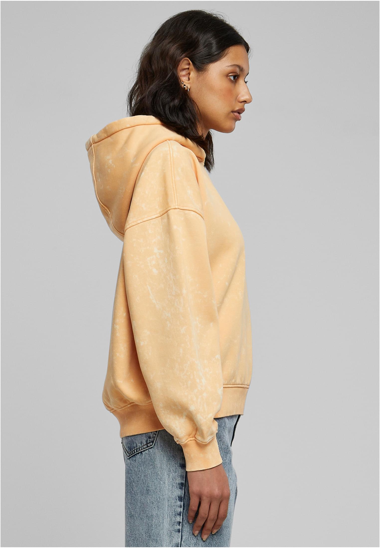 Ladies Oversized Towel Washed Hoody paleorange 3XL - variant image 3