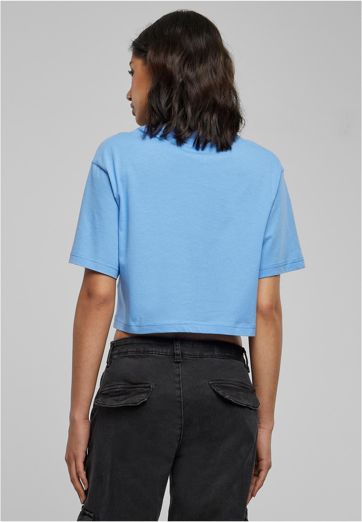 レディース ショート オーバーサイズ Tシャツ 水色 3XL
 - variant image 2