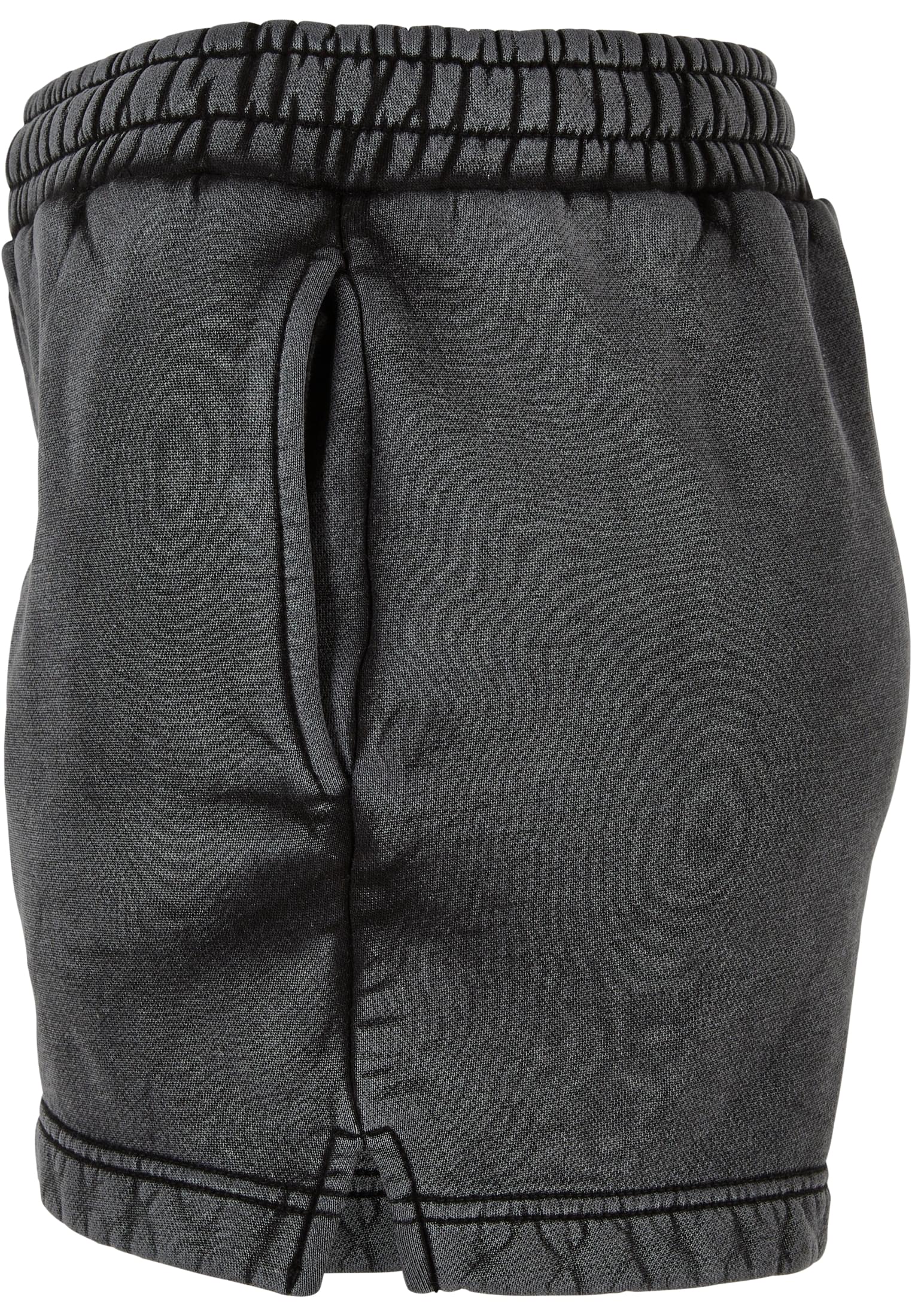 Ladies Stone Washed Shorts black 3XL - variant image 6