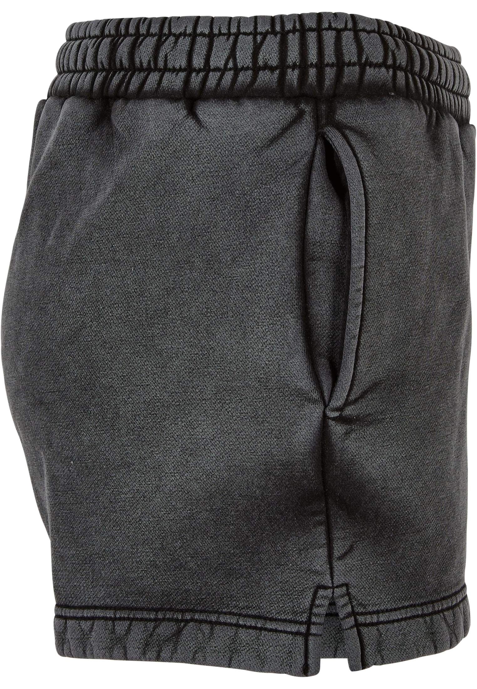 Ladies Stone Washed Shorts black 3XL - variant image 8