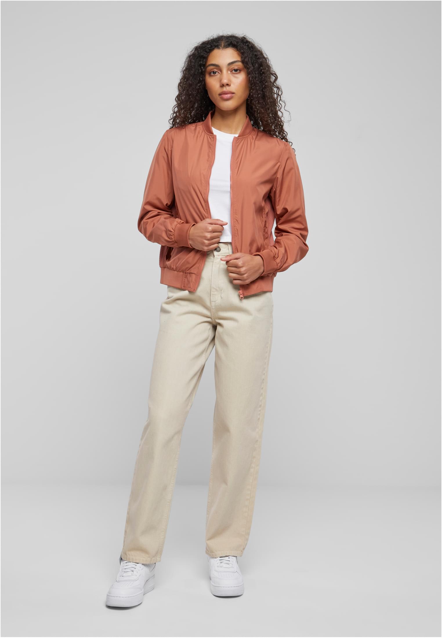 Ladies Light Bomber Jacket terracotta 3XL - variant image 4