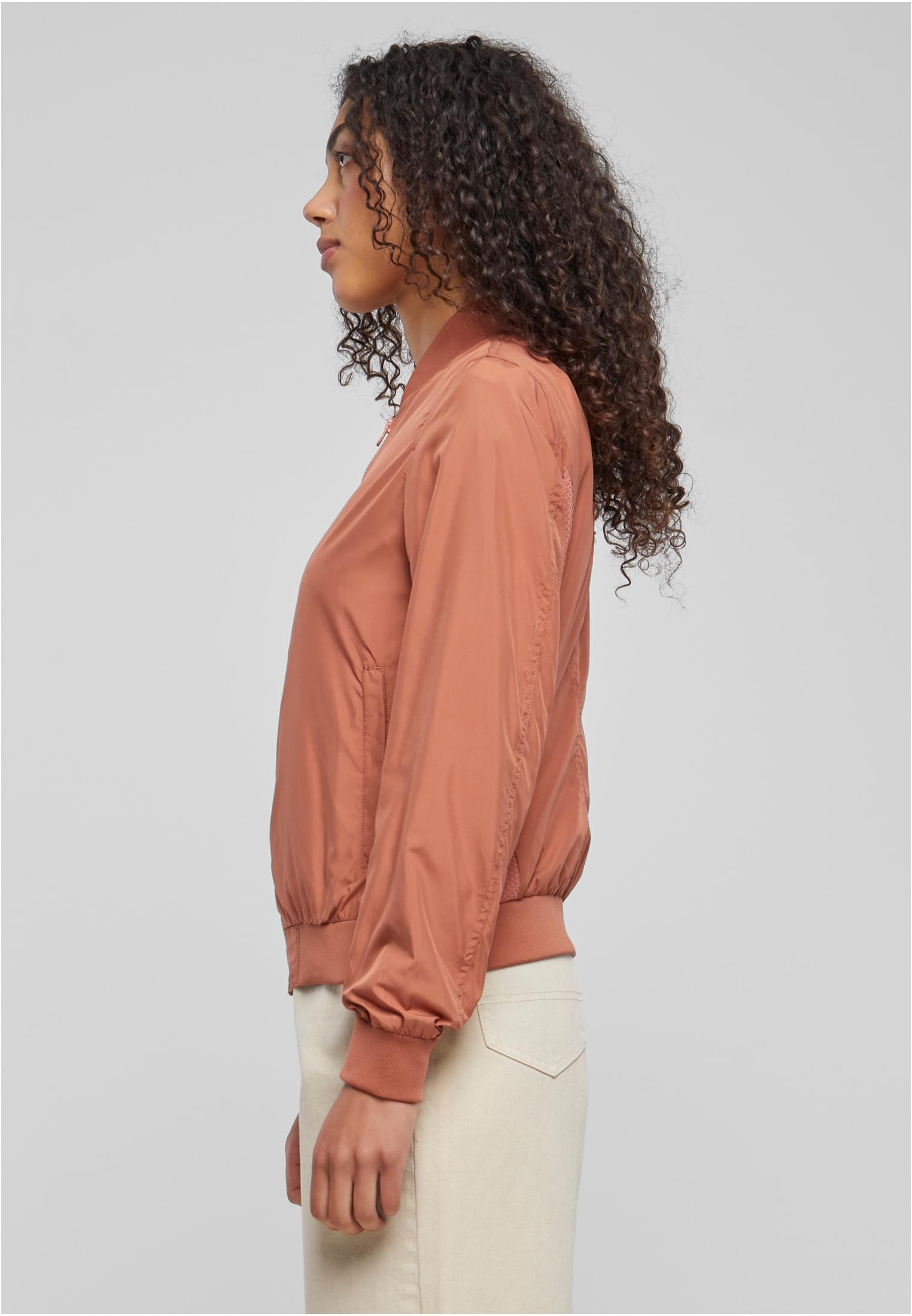 Ladies Light Bomber Jacket terracotta 3XL - variant image 1