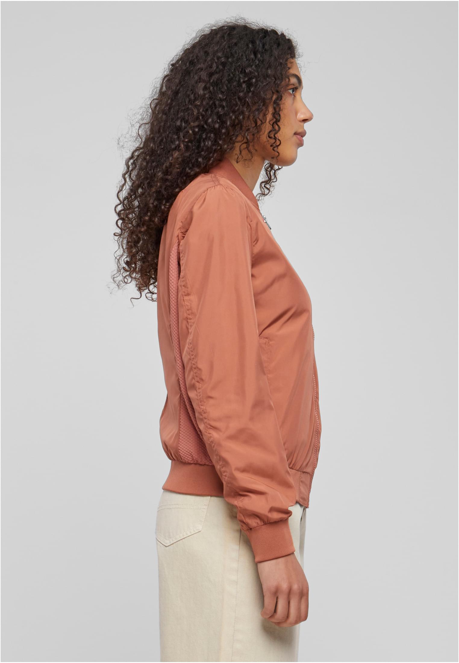 Ladies Light Bomber Jacket terracotta 3XL - variant image 3