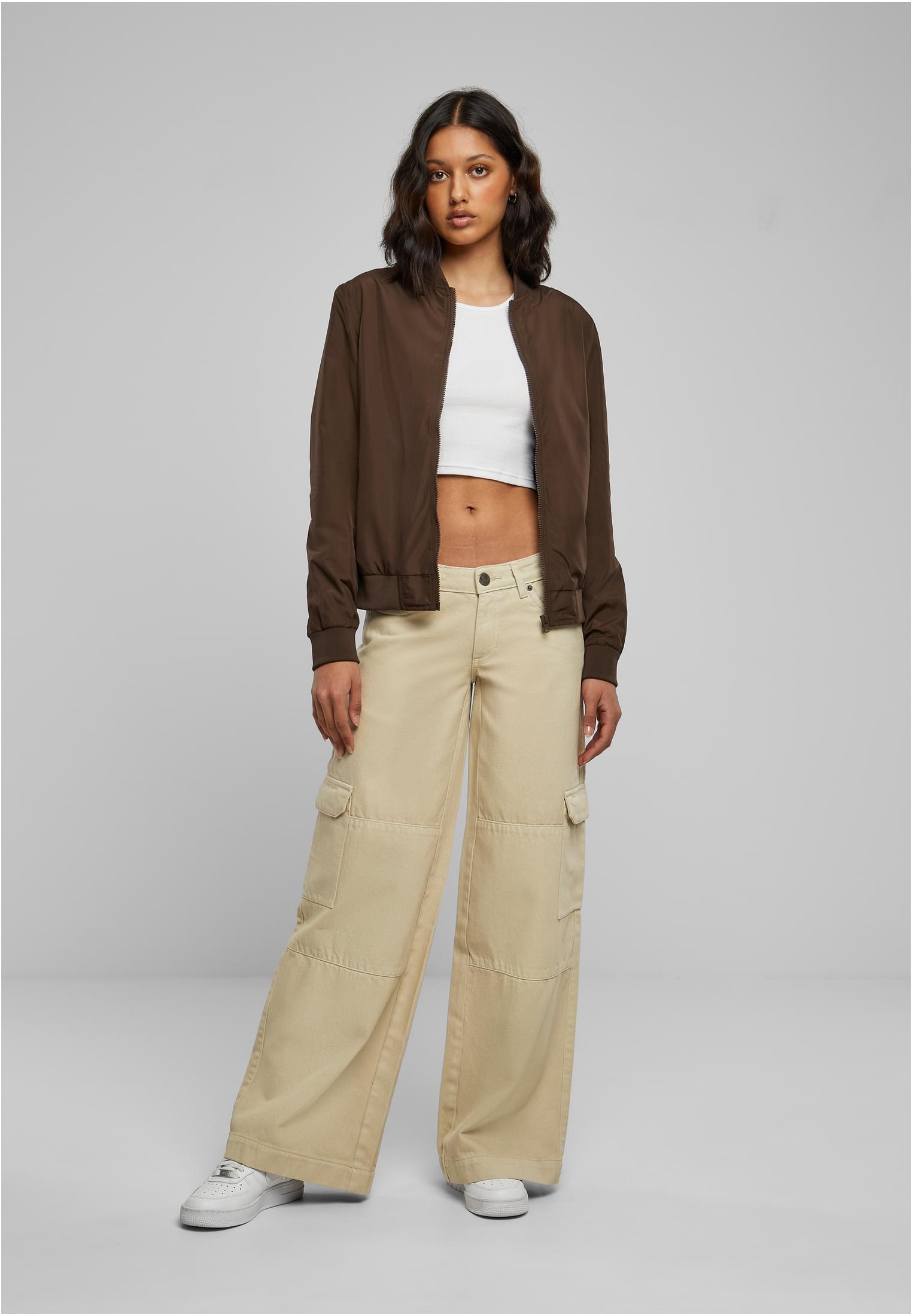 Ladies Light Bomber Jacket brown 3XL - variant image 4