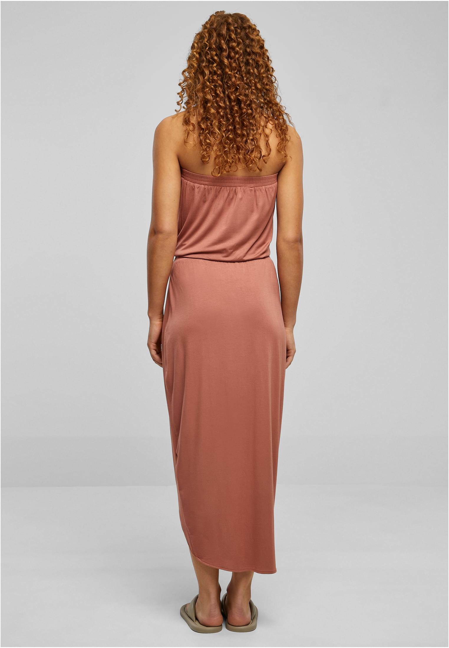 Ladies Viscose Bandeau Dress terracotta 3XL - variant image 2
