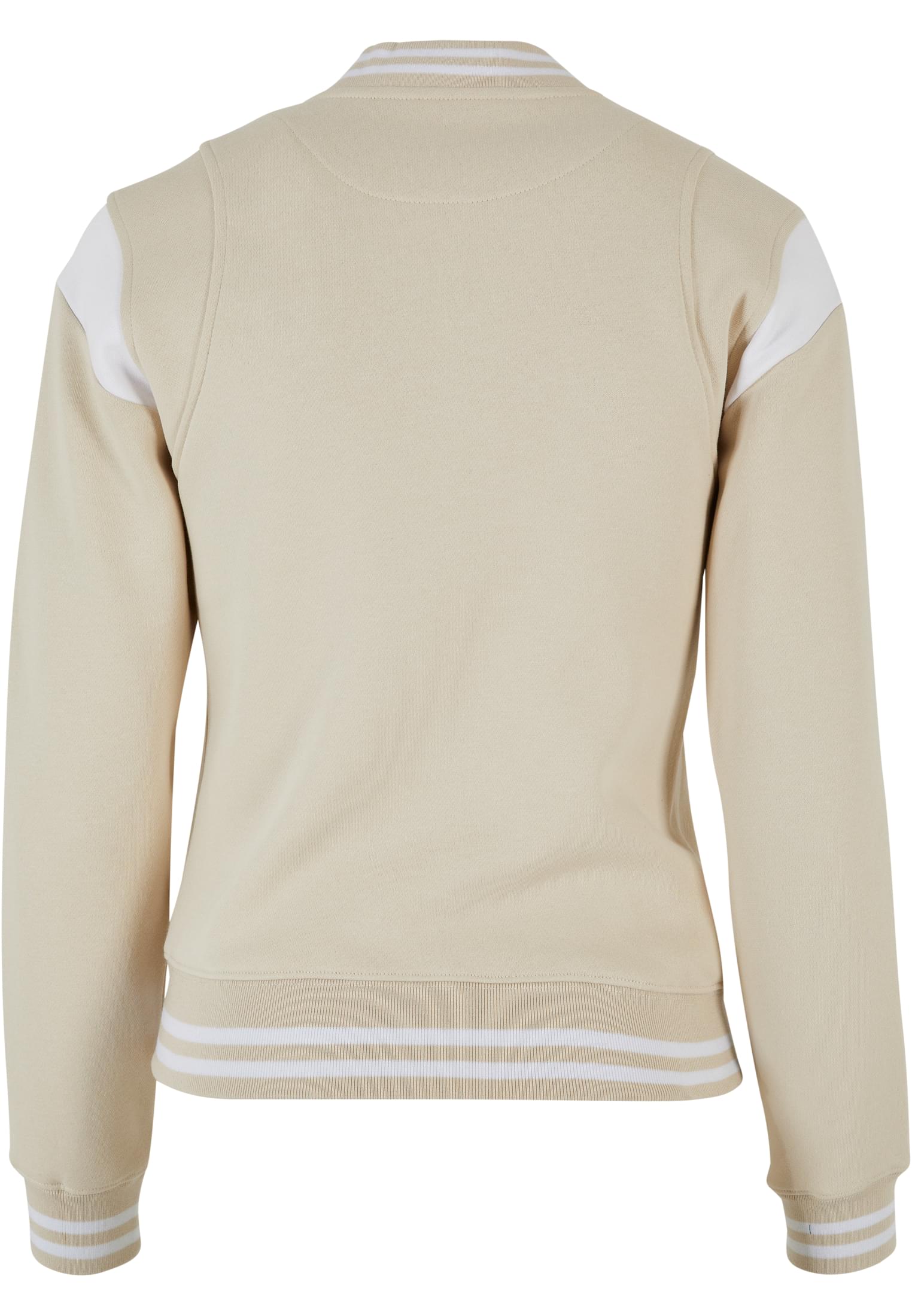 Ladies Inset College Sweat Jacket softseagrass/white 3XL - variant image 6
