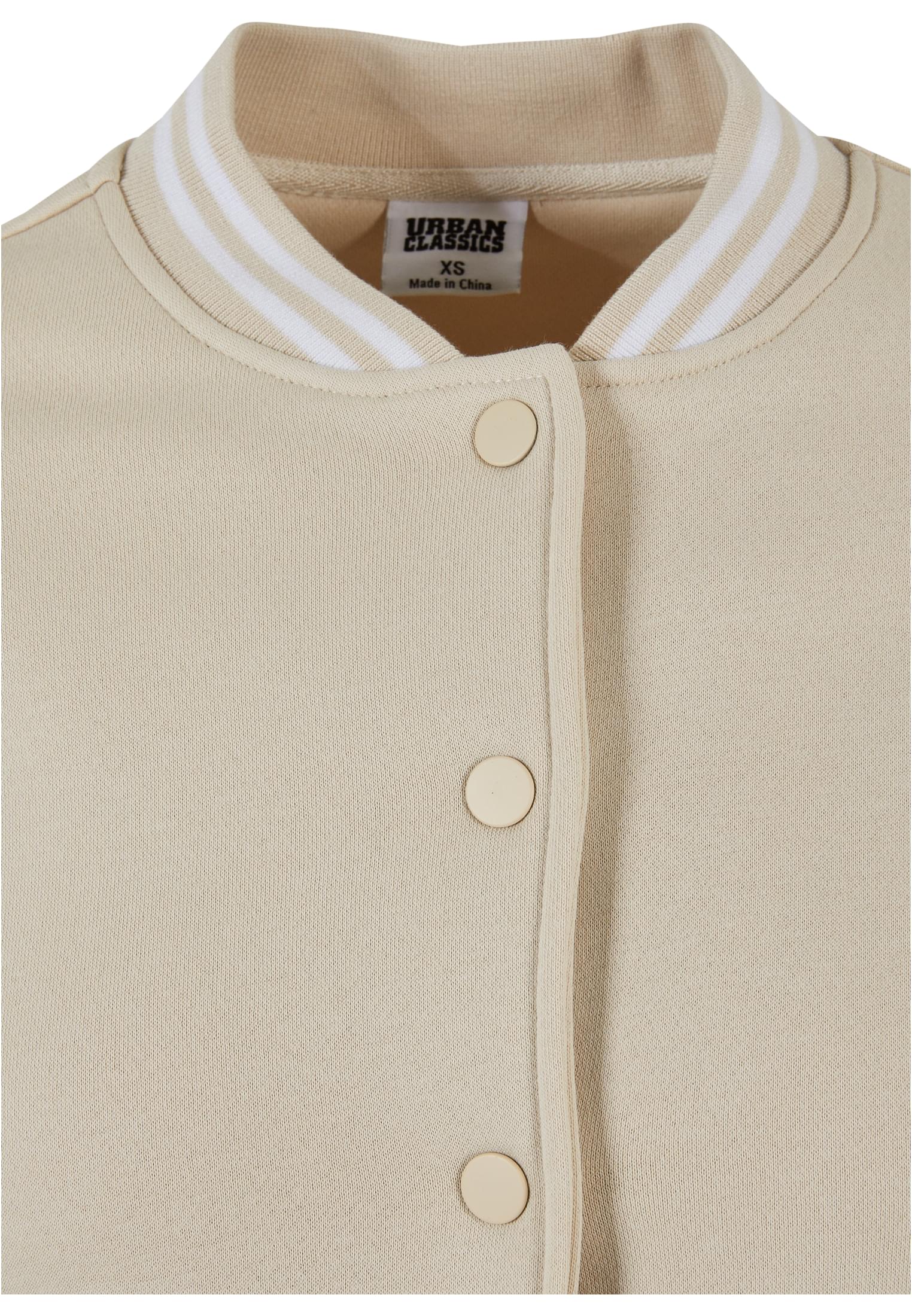 Ladies Inset College Sweat Jacket softseagrass/white 3XL - variant image 7