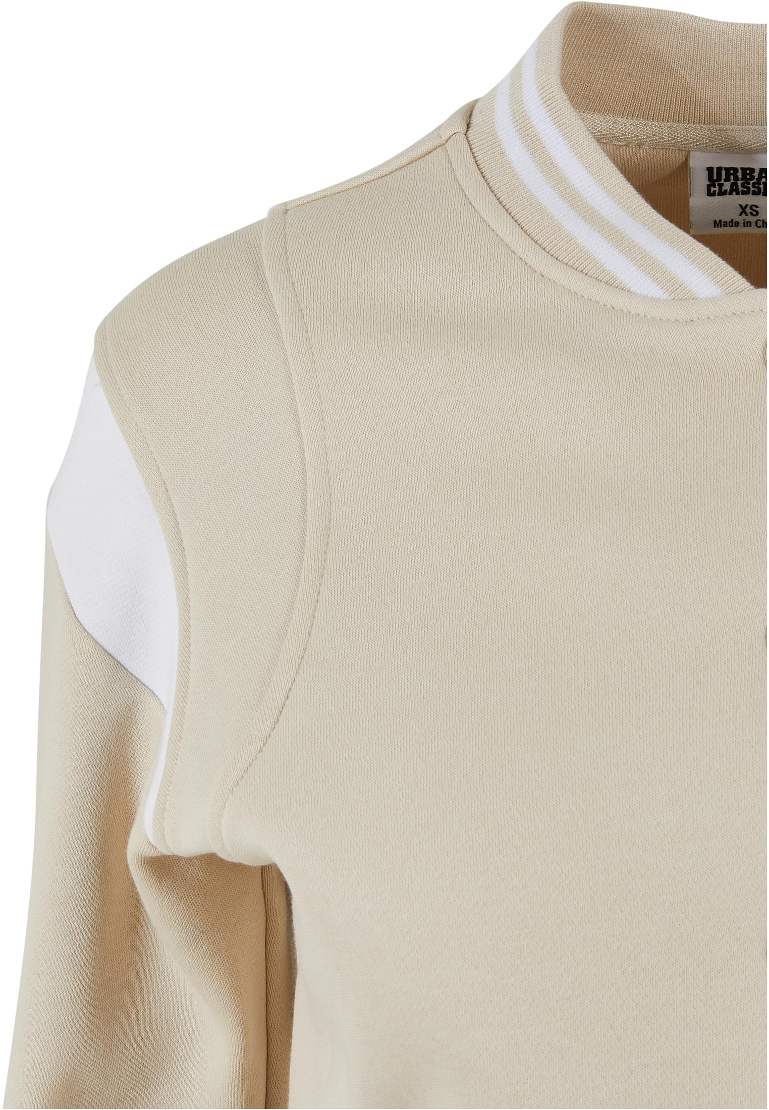 Ladies Inset College Sweat Jacket softseagrass/white 3XL - variant image 8