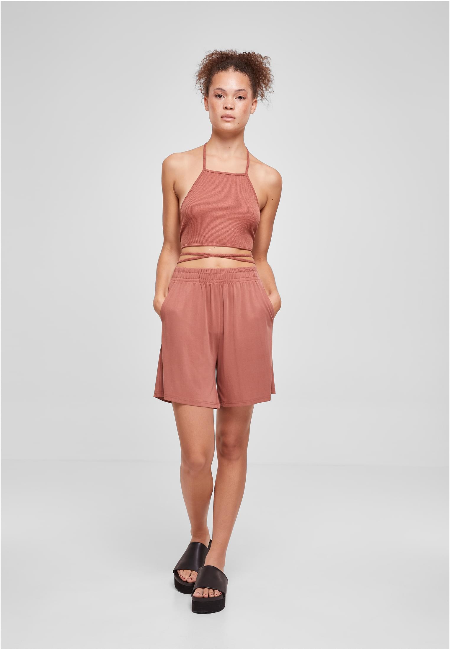 Ladies Modal Shorts terracotta 3XL - variant image 4