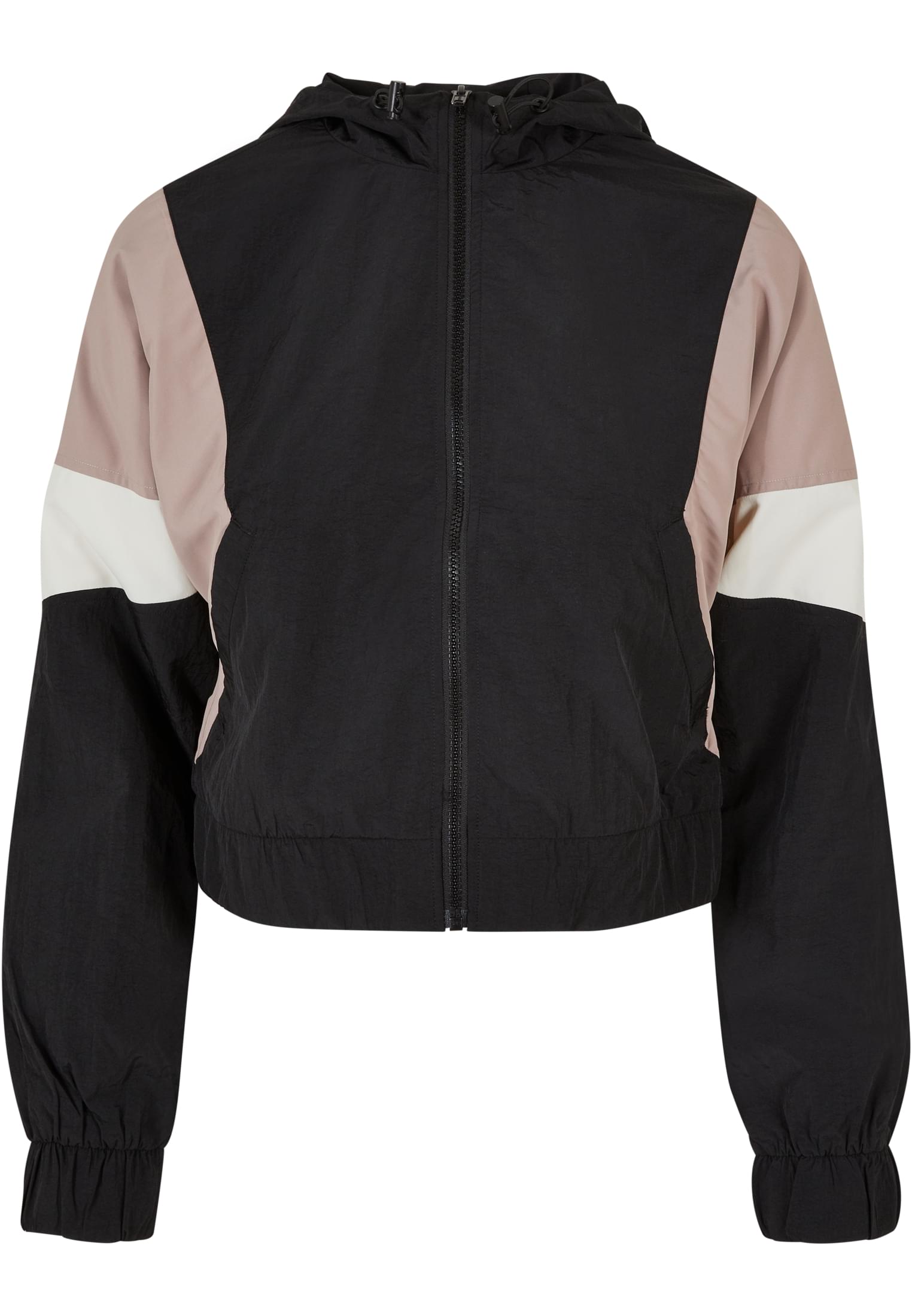 Ladies Short 3-Tone Crinkle Jacket black/duskrose/whitesand 3XL - variant image 5