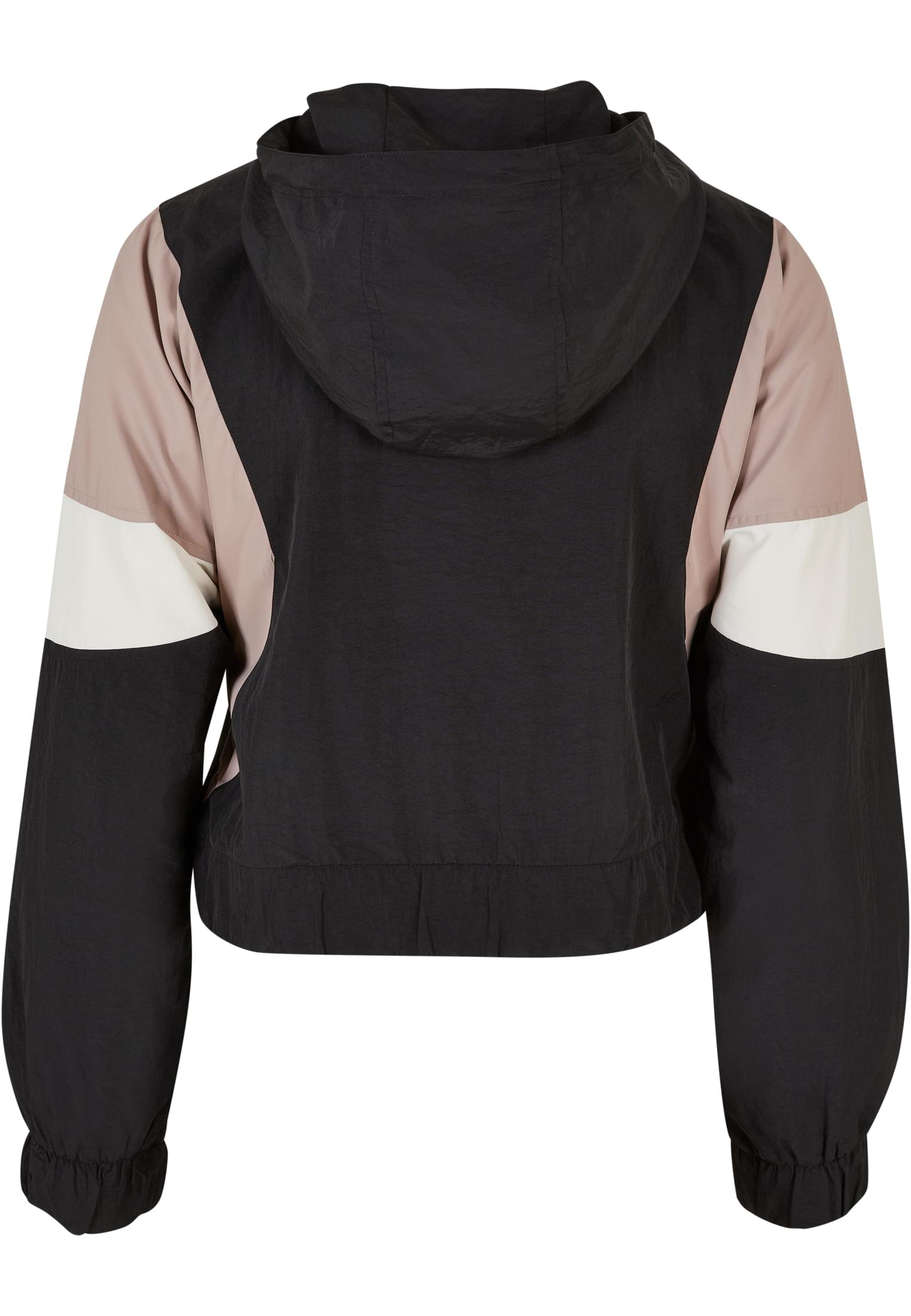 Ladies Short 3-Tone Crinkle Jacket black/duskrose/whitesand 3XL - variant image 6