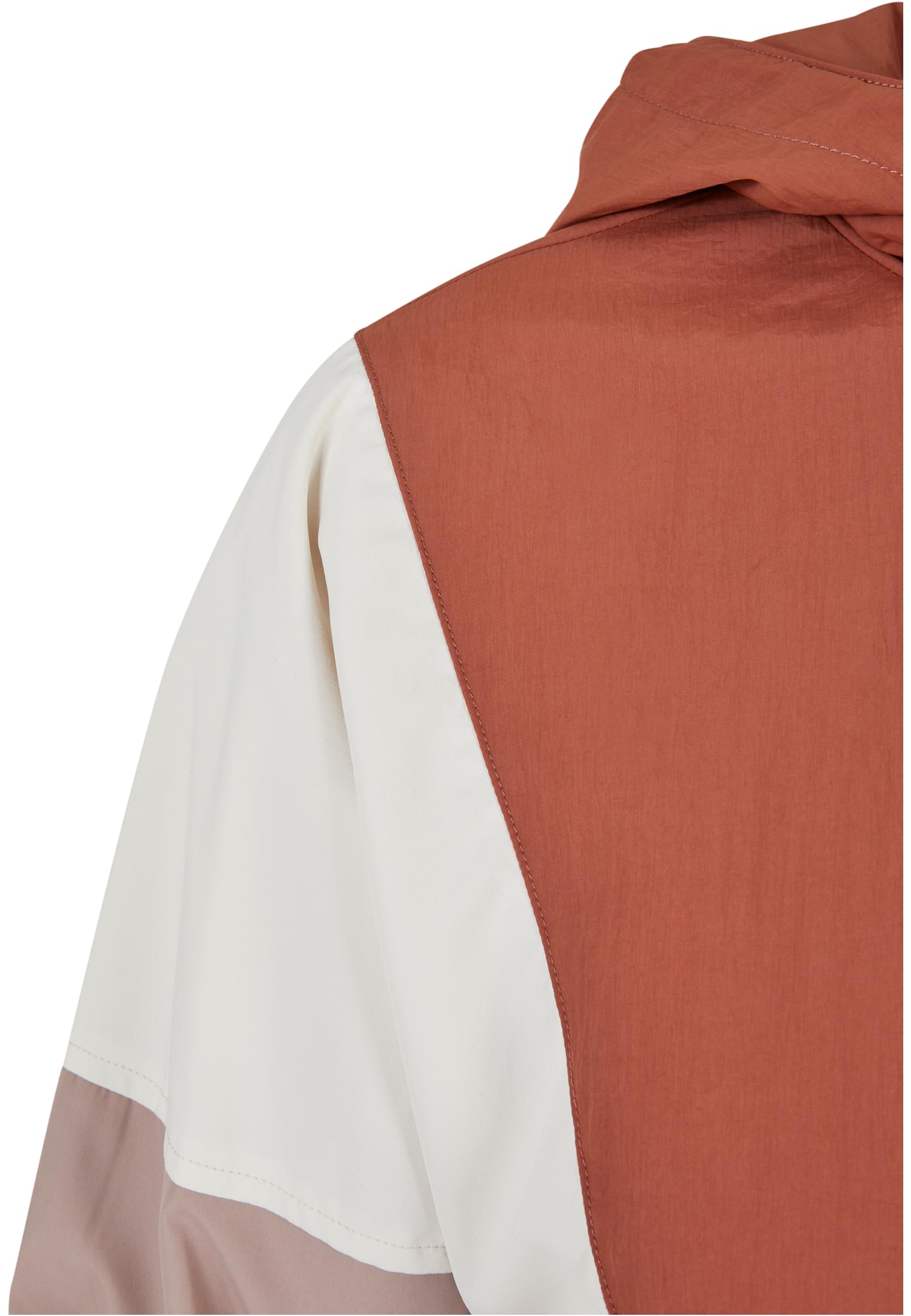 Ladies Short 3-Tone Crinkle Jacket terracotta/whitesand/duskrose 3XL - variant image 8