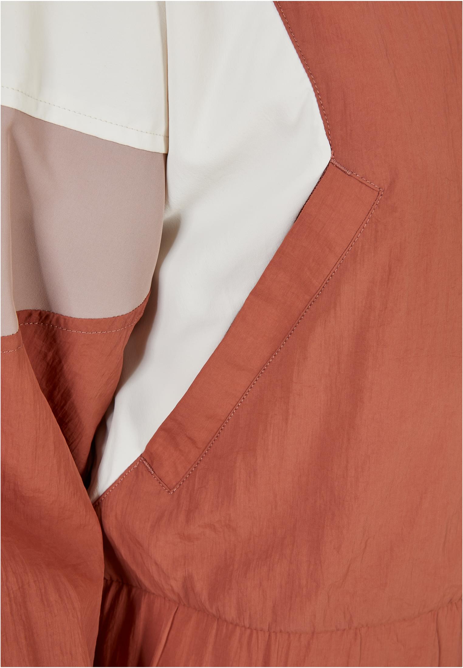 Ladies Short 3-Tone Crinkle Jacket terracotta/whitesand/duskrose 3XL - variant image 9