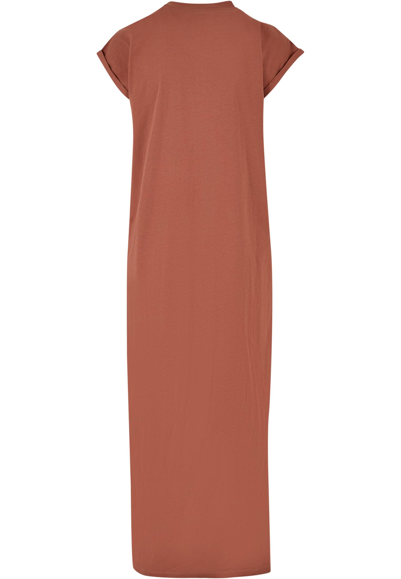 Ladies Long Extended Shoulder Dress terracotta 3XL - variant image 2
