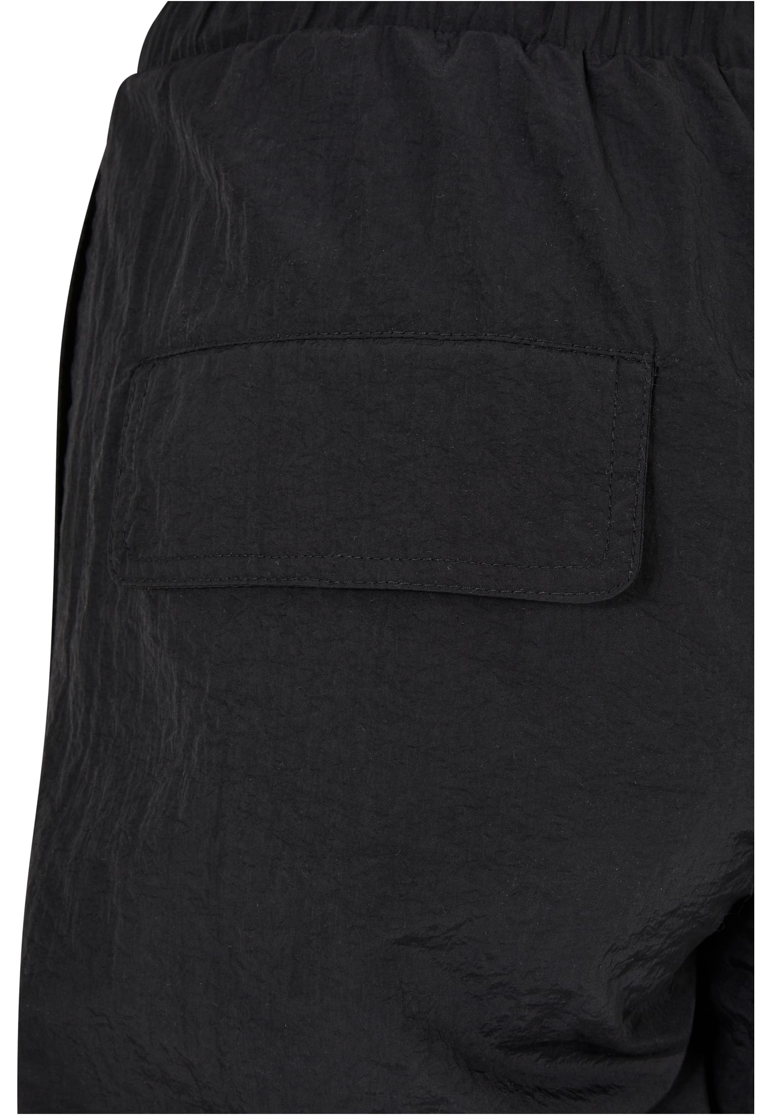 Mujeres pantalones de nailon arrugado anchos negros 3XL
 - variant image 12