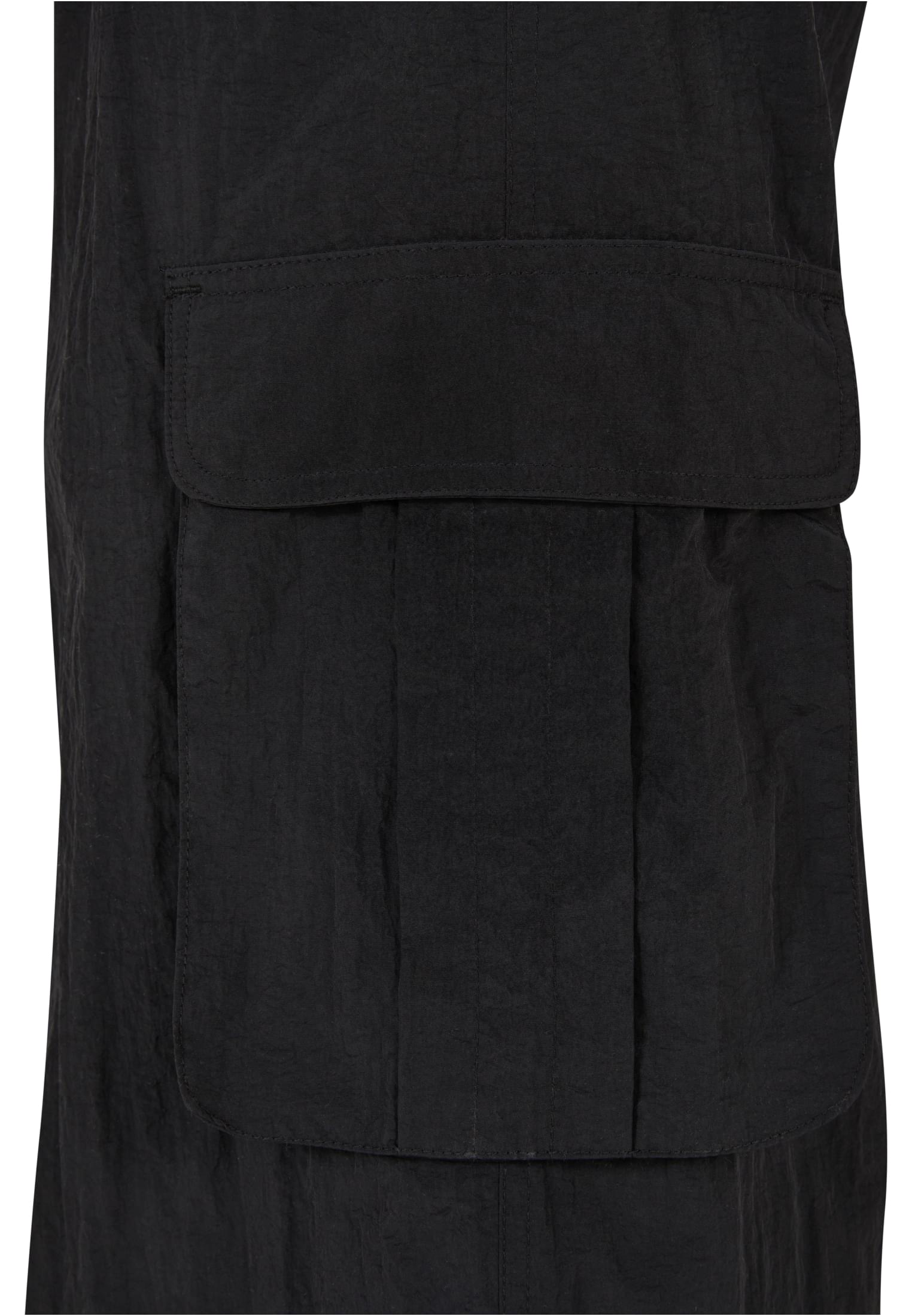 Mujeres pantalones de nailon arrugado anchos negros 3XL
 - variant image 10