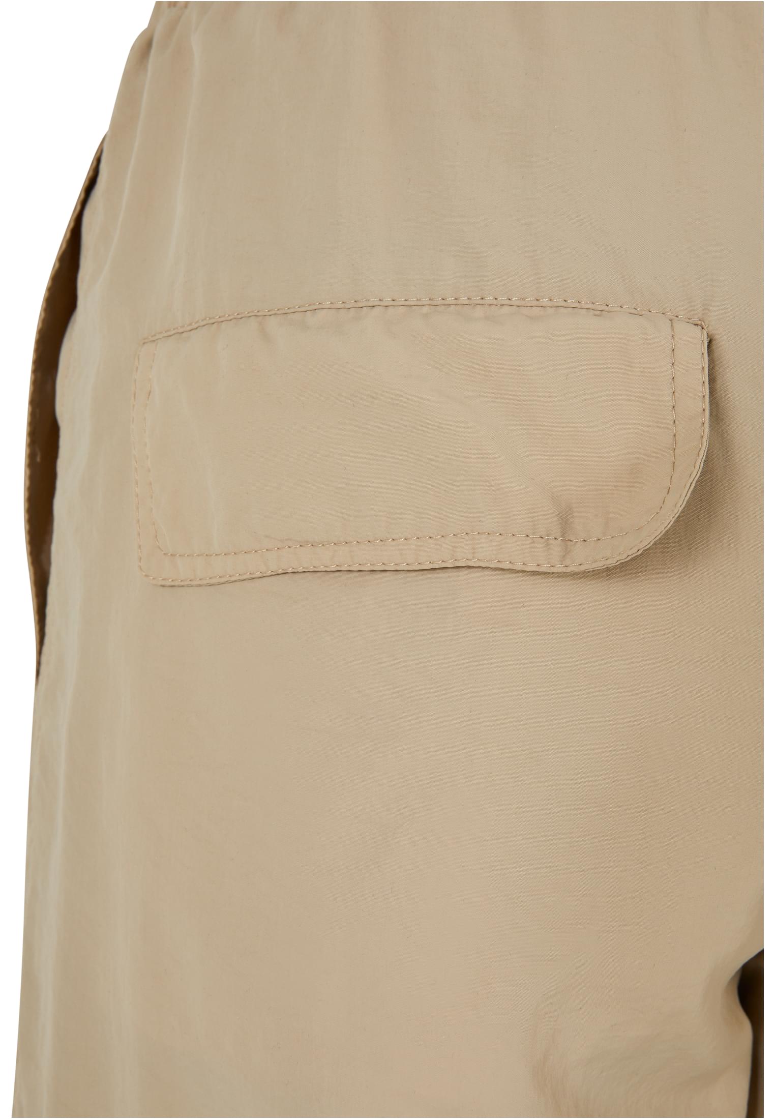 Ladies Wide Crinkle Nylon Cargo Pants concrete 3XL - variant image 12
