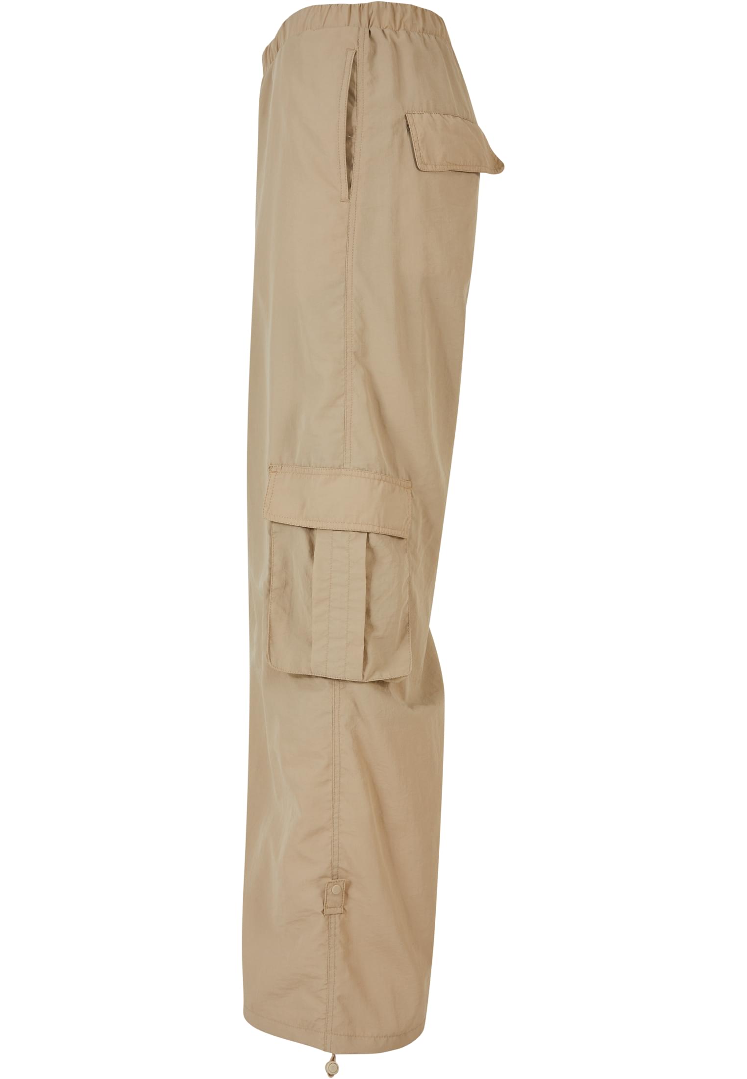Ladies Wide Crinkle Nylon Cargo Pants concrete 3XL - variant image 6